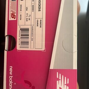 New Balance Pink and White Running Shoes